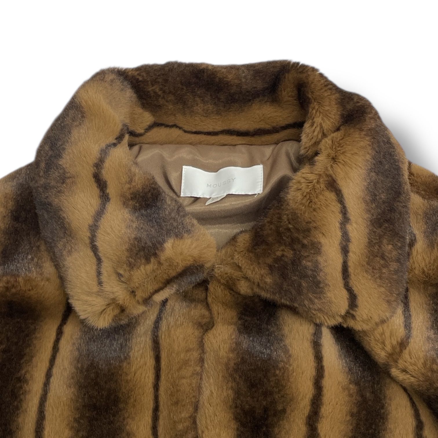 MOUSSY マウジー FAUX FUR スタンドカラージャケット ファーコート
