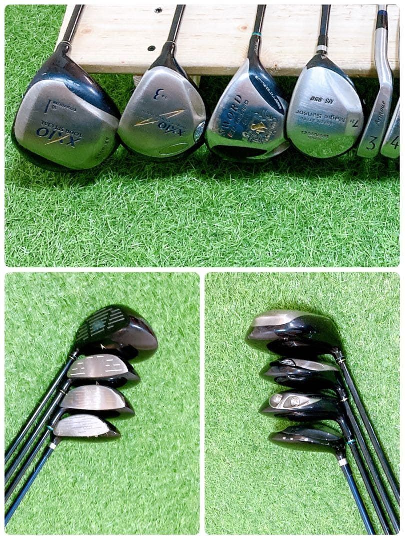 M6.ゼクシオ 初心者オススメ ゴルフクラブ メンズセット 右利き 15本