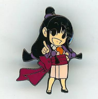 中古】バッジ・ピンズ(キャラクター) 綾里真宵 プチキャラver. 逆転