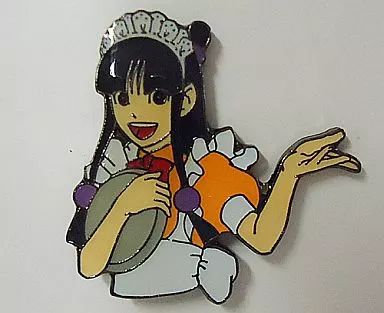 中古】バッジ・ピンズ(キャラクター) 綾里真宵 ウェイトレスver. 逆転