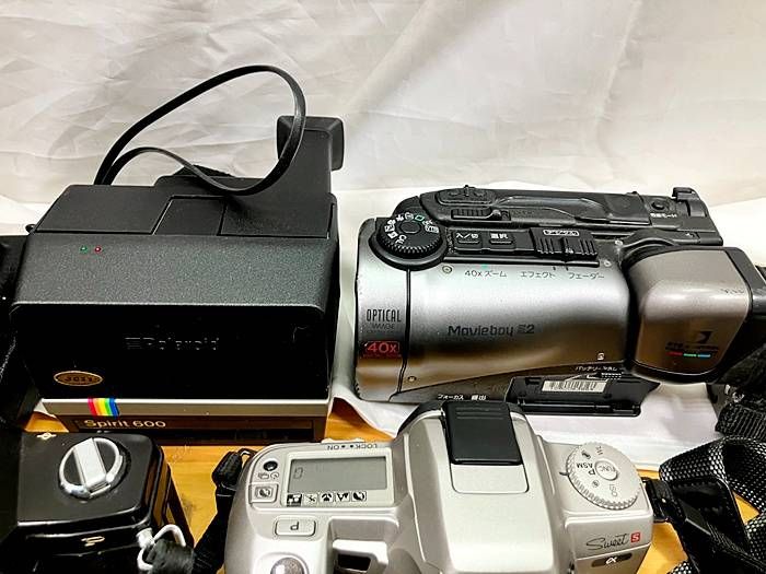 フィルムカメラ、デジタルビデオカメラ、デジカメ 20点 【ジャンク品】 ジャンク 一眼レフ デジカメ フィルムカメラ ポラロイド ビデオカメラ