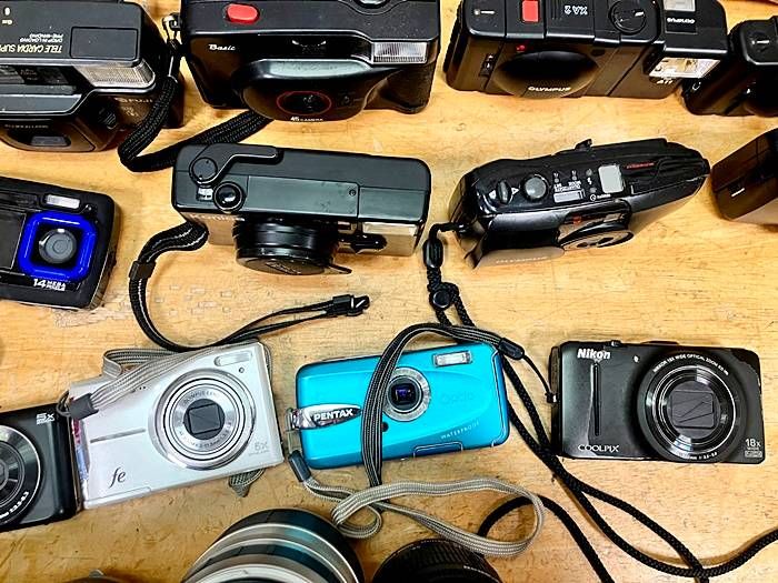 【ジャンク品？】フィルムカメラ デジカメ セット ジャンク 一眼レフ デジカメ フィルムカメラ ポラロイド ビデオカメラ