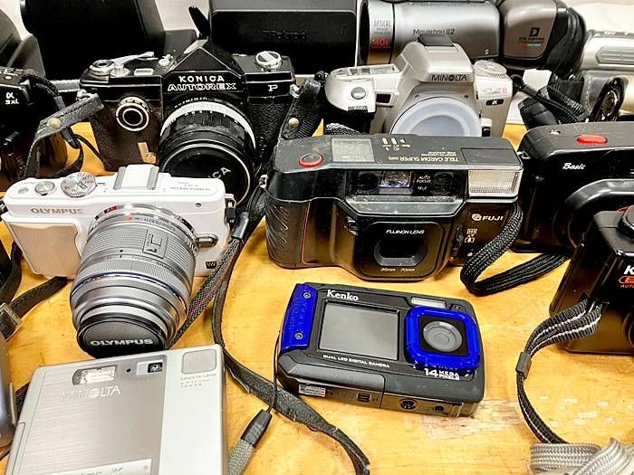 ジャンク 一眼レフ デジカメ フィルムカメラ ポラロイド ビデオカメラ