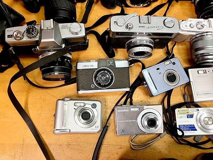ジャンク 一眼レフ デジカメ フィルムカメラ ポラロイド ビデオカメラ