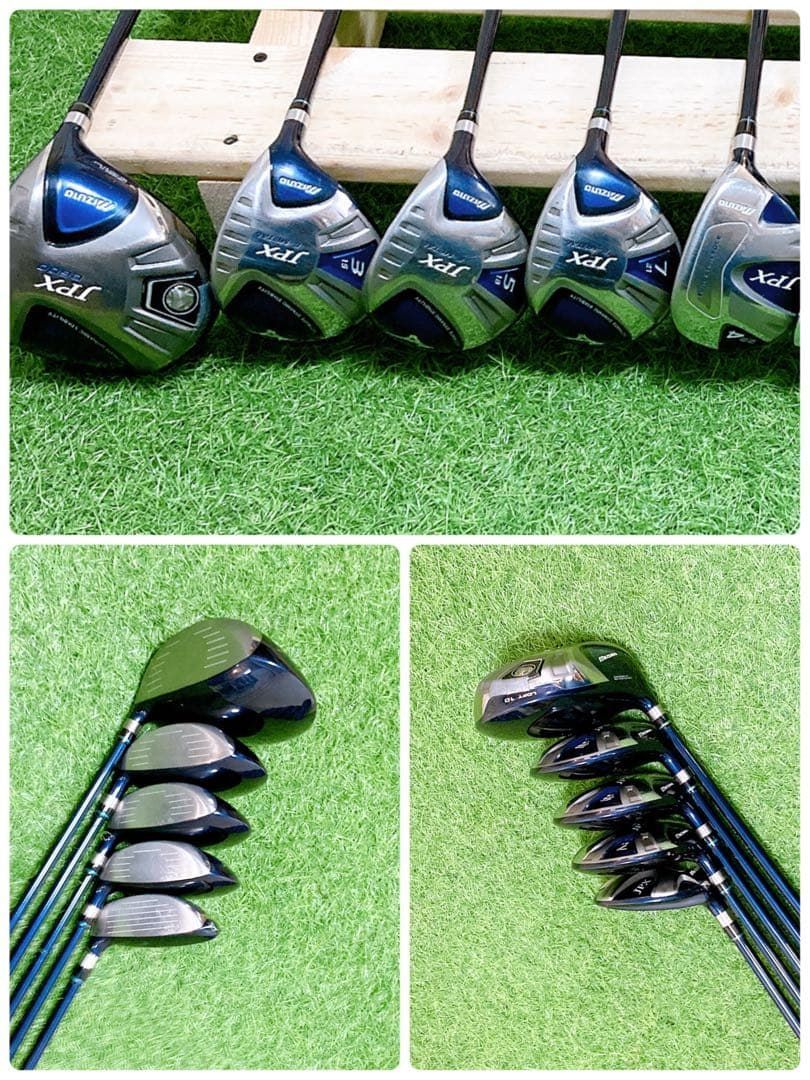 M2.ミズノ 初心者オススメ ゴルフクラブ メンズセット 右利き 14本 JPX