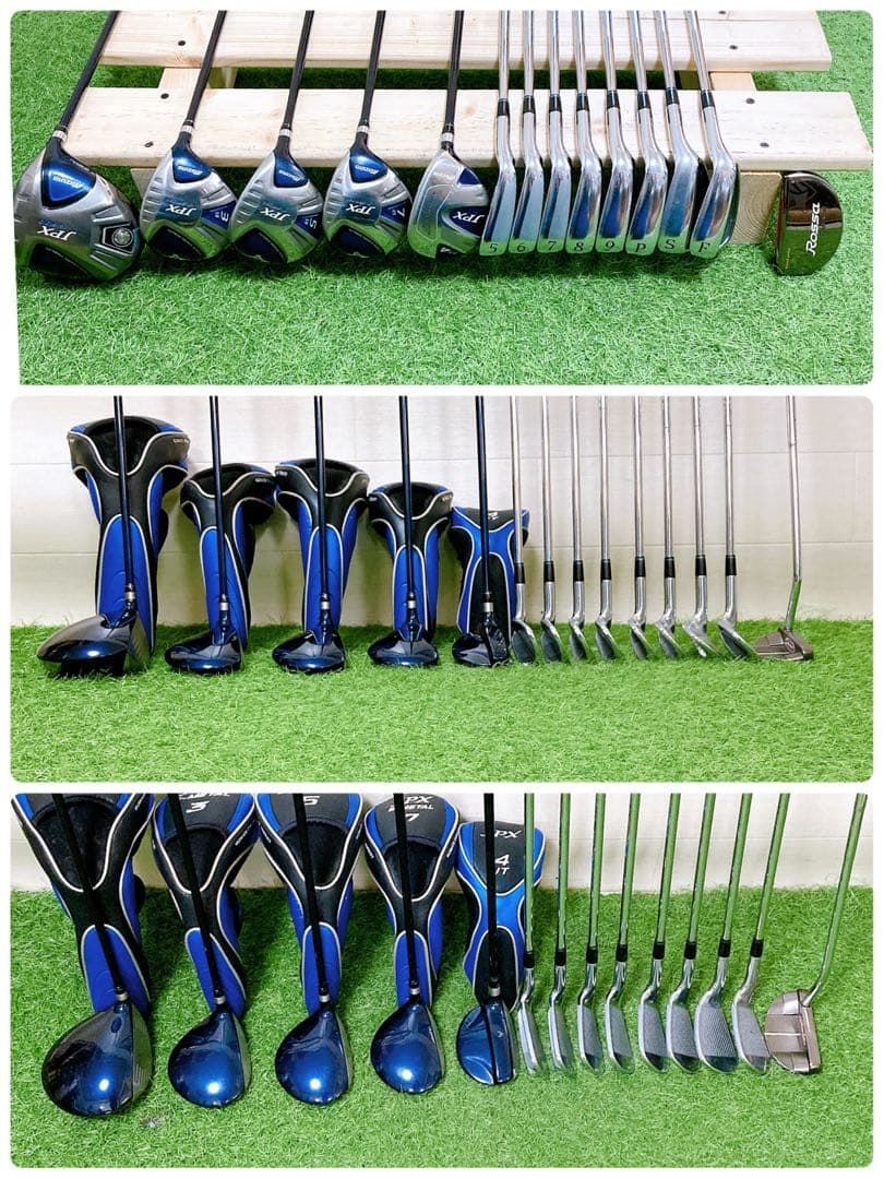 M2.ミズノ 初心者オススメ ゴルフクラブ メンズセット 右利き 14本 JPX