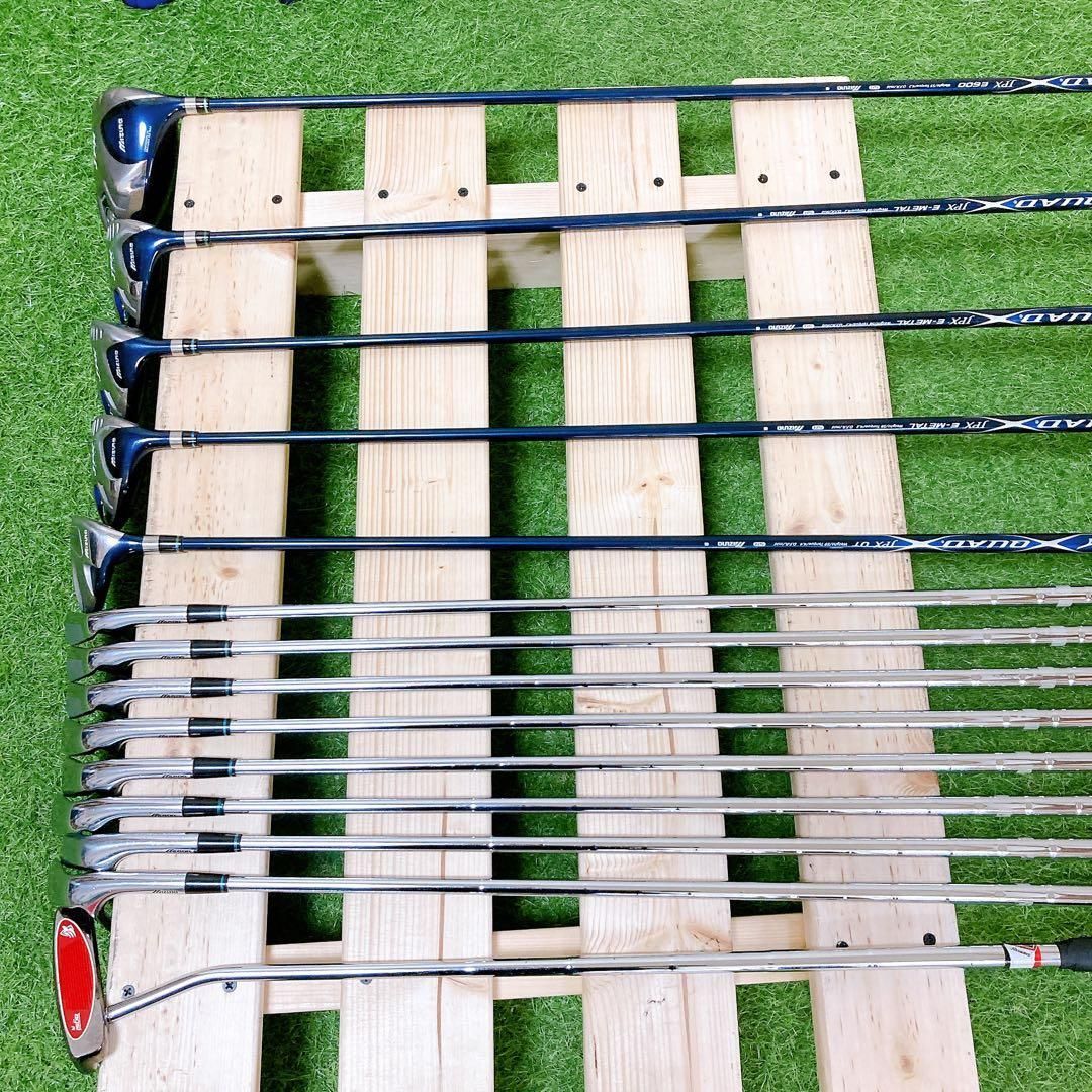 M2.ミズノ 初心者オススメ ゴルフクラブ メンズセット 右利き 14本 JPX