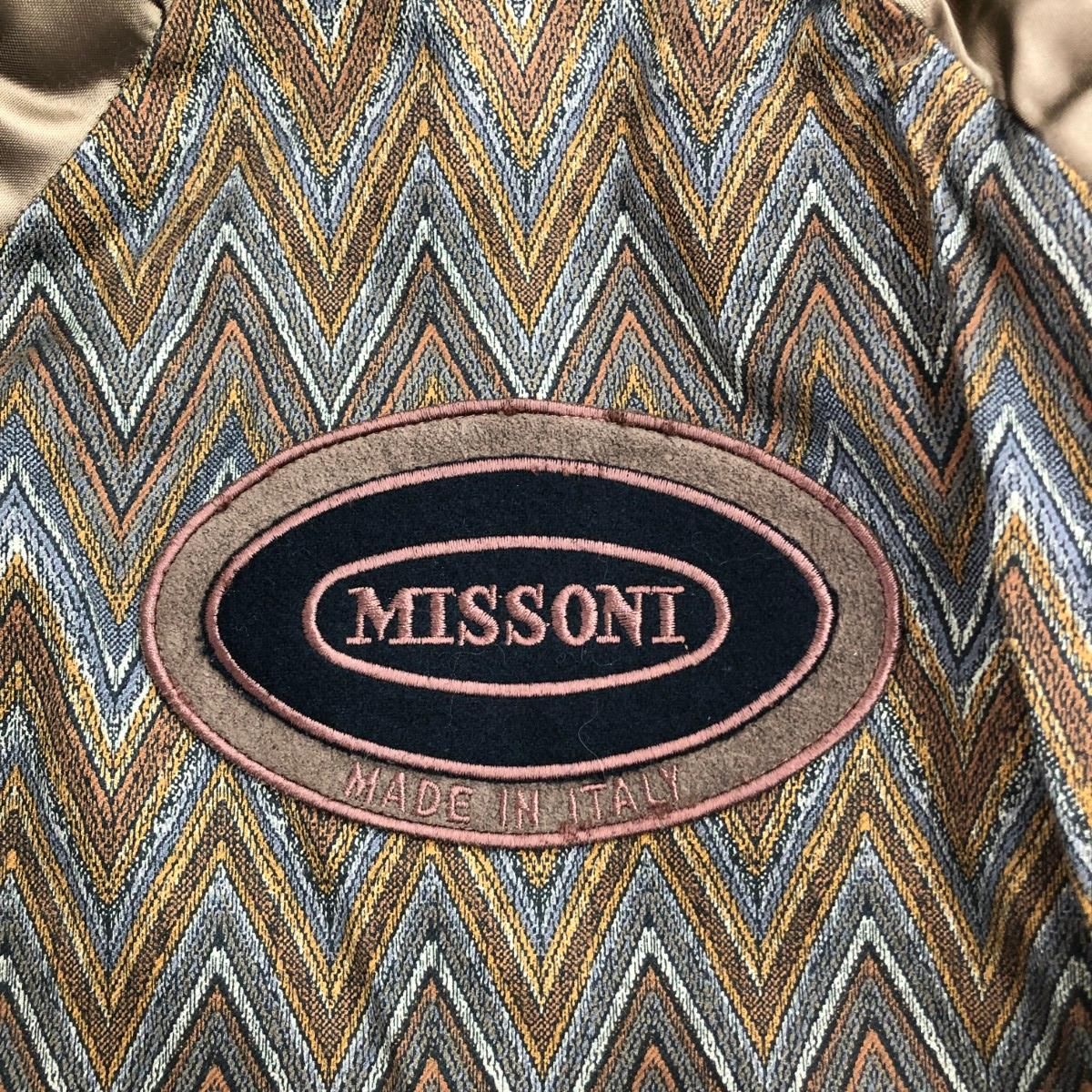 MISSONI ミッソーニ ロングコート サイズ:48 フード付き/ウール