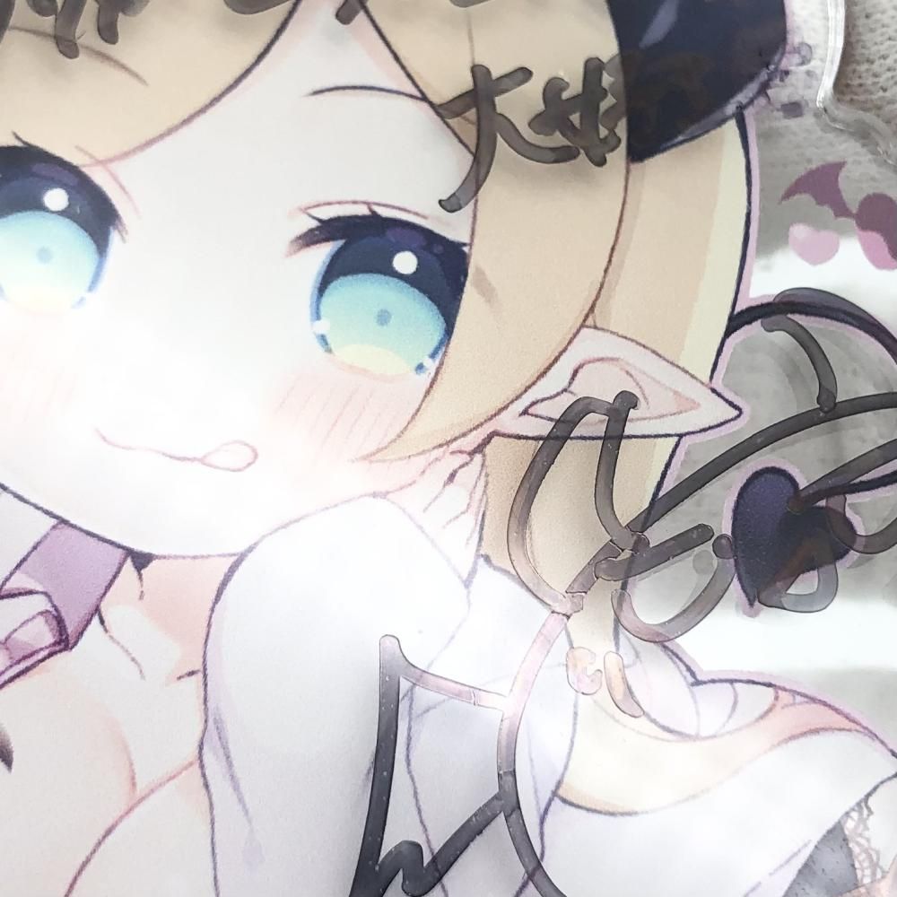 ホロライブ 癒月ちょこ 直筆サイン入り アクキー 中古】現状渡 ホロライブ 癒月ちょこ 個人ボイス 全部セット早期購入者