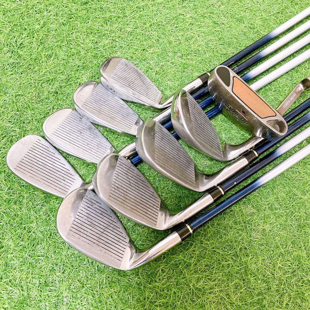 M1.初心者オススメ ゴルフクラブ メンズセット 右利き 13本 FLEX S