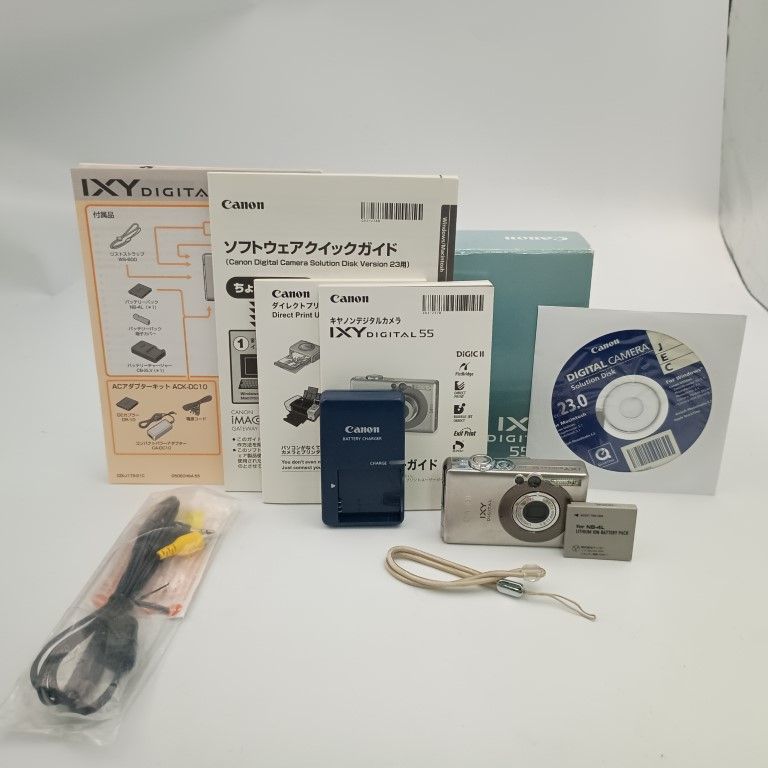 Canon IXY DIGITAL 55 Silver コンパクトデジタルカメラ 〇 - メルカリ