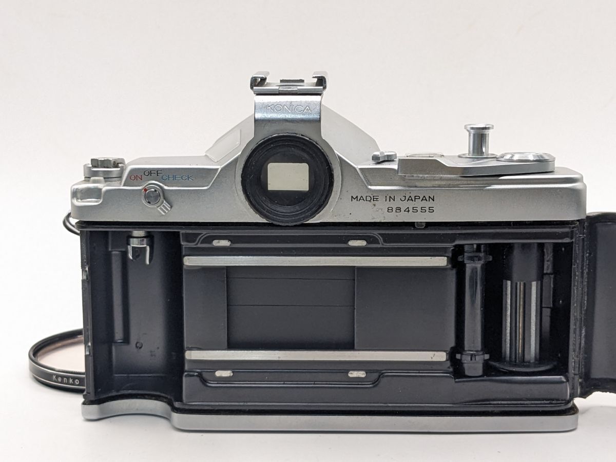  シャッター全速OK コニカ KONICA AUTOREX ボディ HEXANON 52 mm F 1 8 レンズセット 5571_97_60 一眼レフカメラ(フィルム) フィルムカメラ