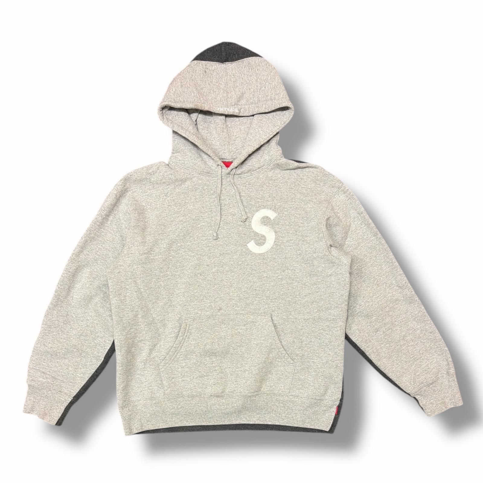 Supreme / 21AW/S LOGO SPLIT/パーカー/S/コットン/GRY 国内正規 Supreme 21AW S Logo Split Hooded Sweatshirt Sロゴ