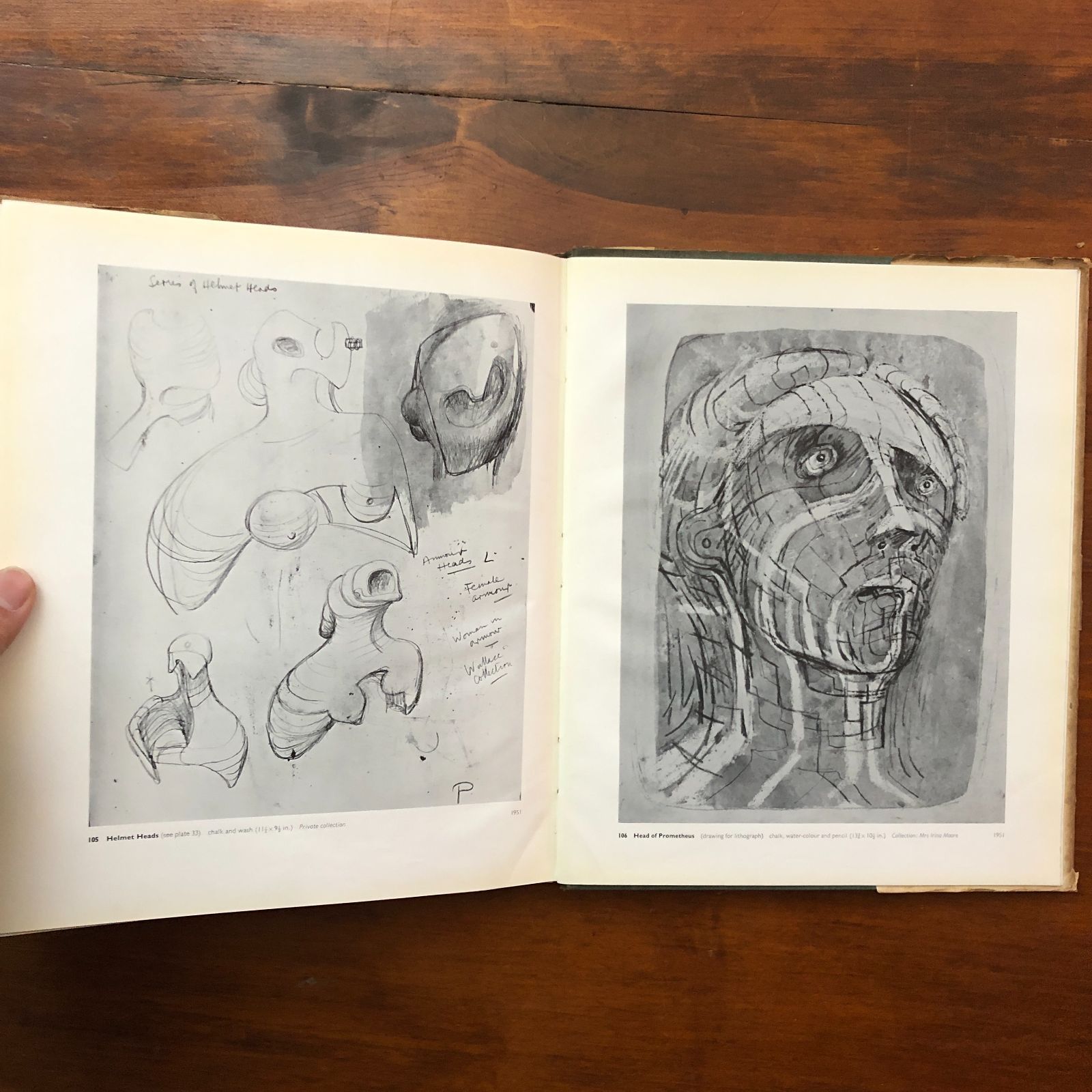 Henry Moore Volume Two: Sculpture and Drawings Sin Herbert Read