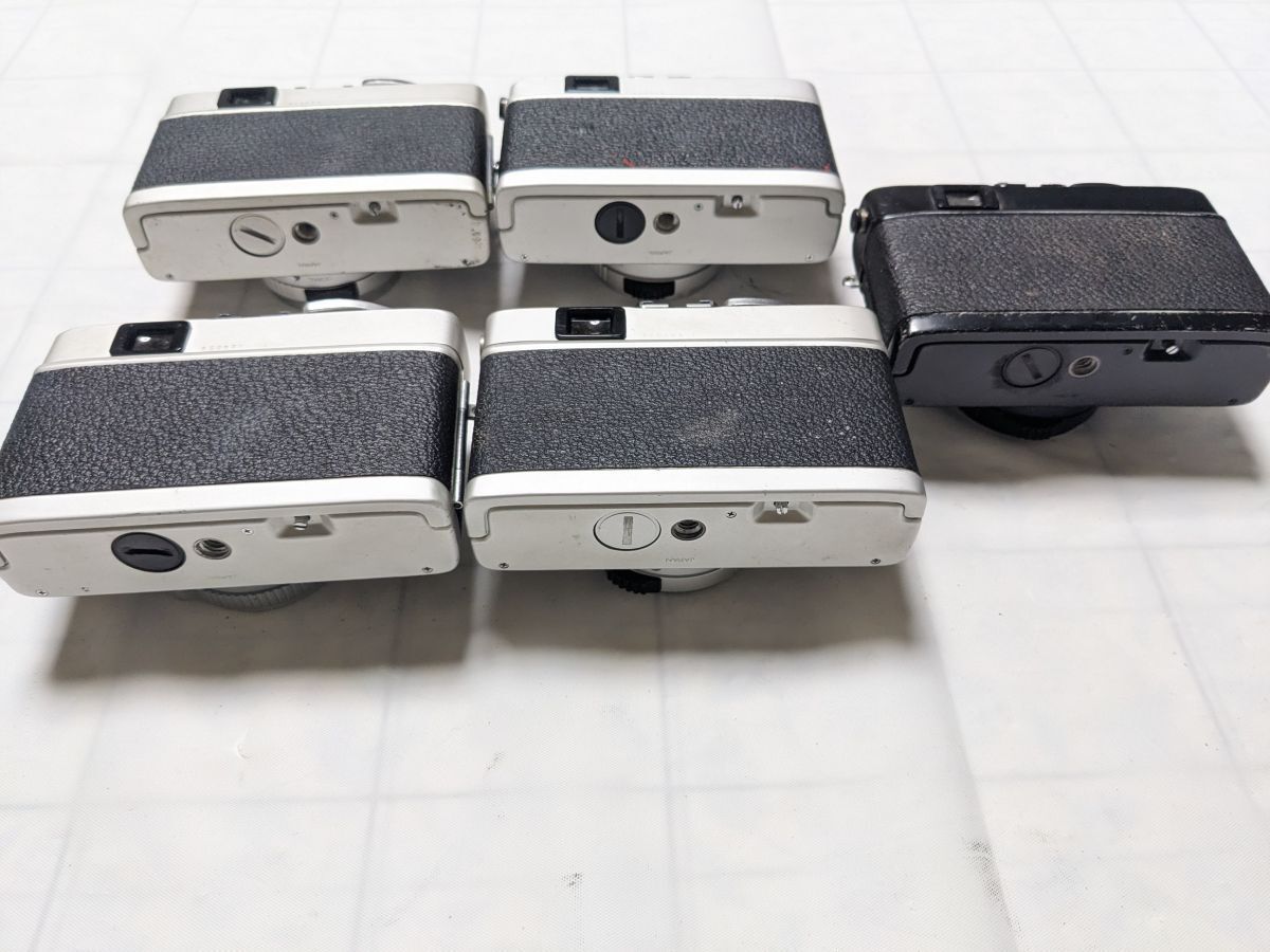  5台まとめ コニカ KONICA C 35 1台 E L Flash matic 3台 コンパクトフィルムカメラ 5453_75_40 コンパクトカメラ(フィルム) フィルムカメラ