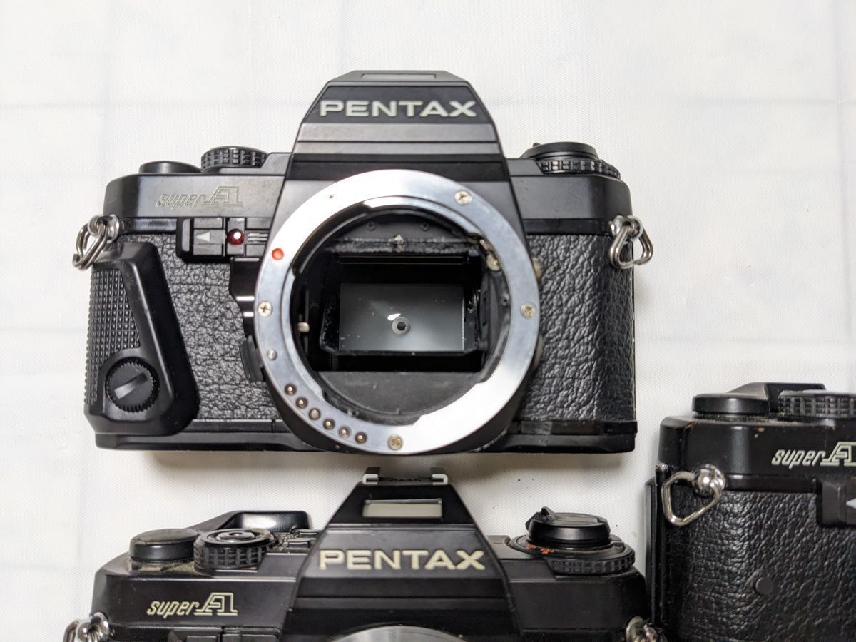 ☆3台まとめ / ジャンク☆ ペンタックス PENATX Super A ボディ