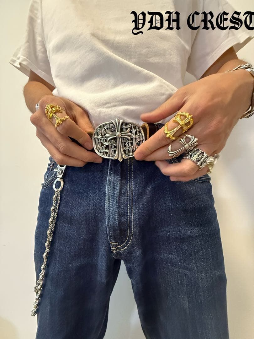 ☆WWWCHAN ウォレットチェーン ダブルクロス＆ウォレットチェーン 刻印