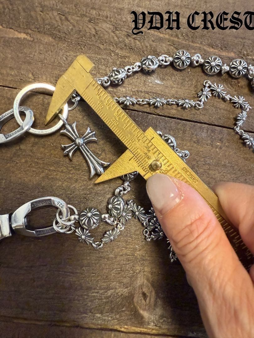 ☆WWWCHAN ウォレットチェーン ダブルクロス＆ウォレットチェーン 刻印