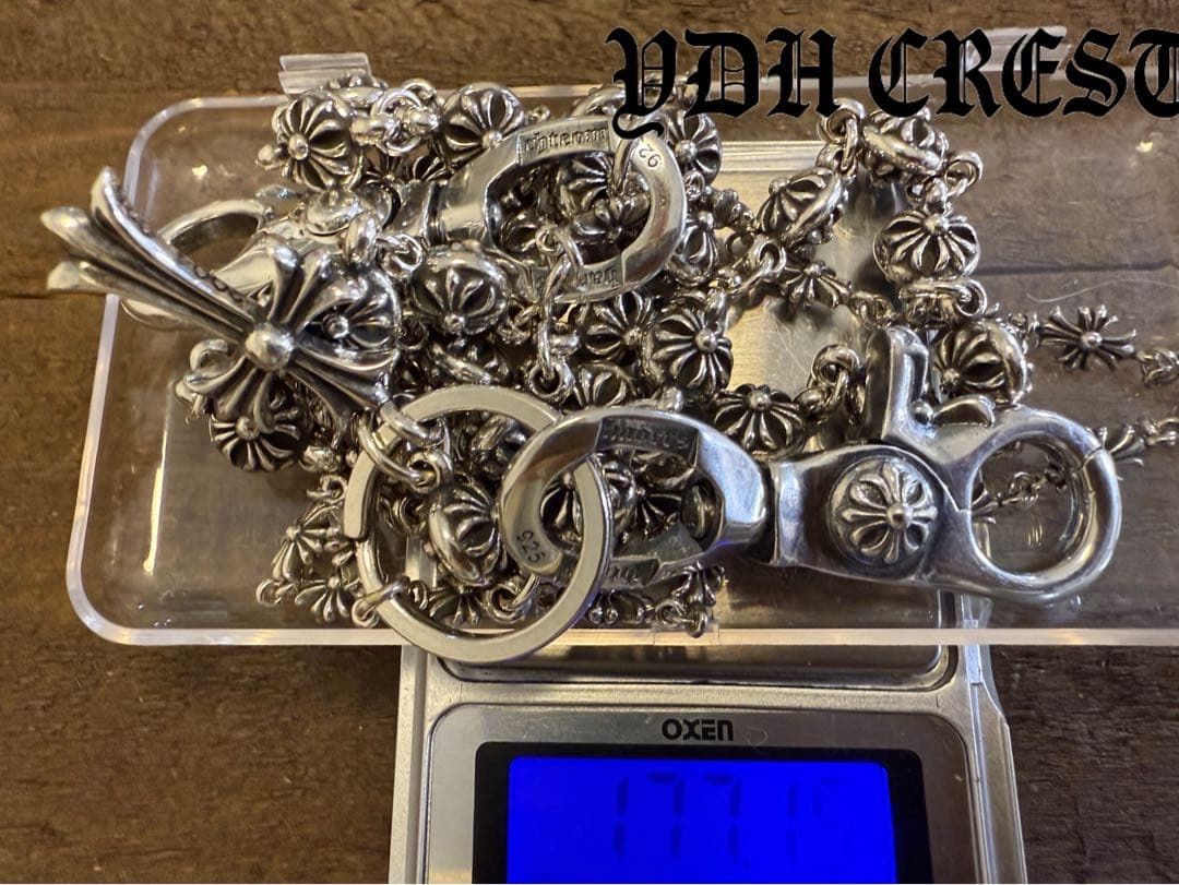 ☆WWWCHAN ウォレットチェーン ダブルクロス＆ウォレットチェーン 刻印