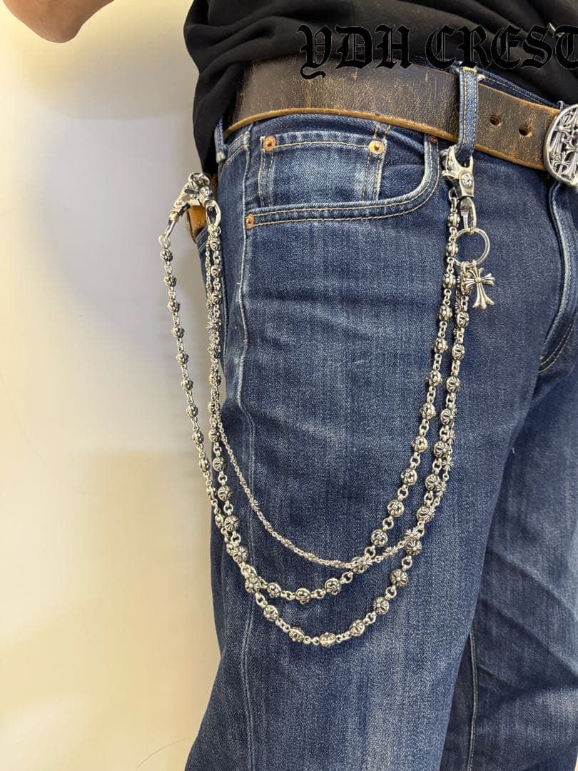 WWWCHAN ウォレットチェーン ダブルクロス＆ウォレットチェーン 刻印有り