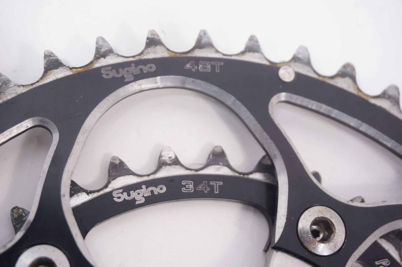 スギノ　シングル　クランクセット 170mm 44T　状態良し Amazon | Sugino(スギノ) RD4 TRACK BLACK 44T 170mm クランクセット