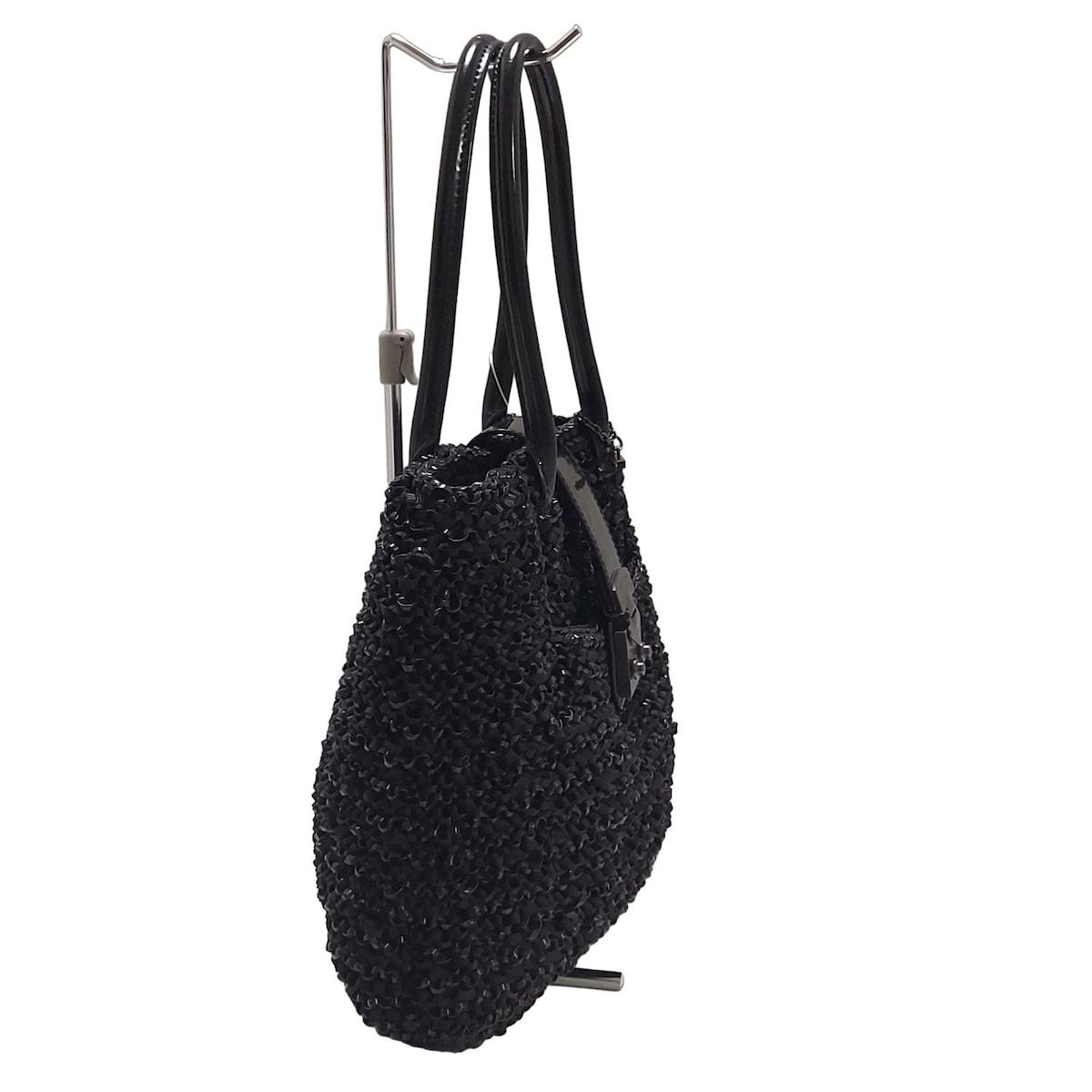 ANTEPRIMA(アンテプリマ) ハンドバッグ - 黒 レザー - メルカリ