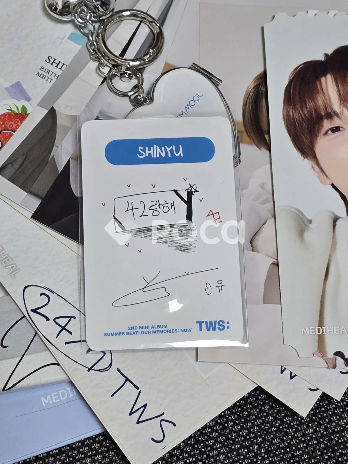 TWS 신유 hey! 公開放送 サノク トレカ