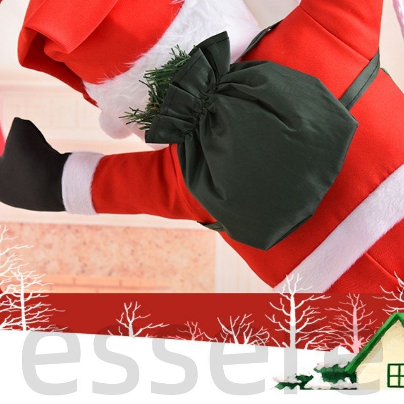  飾り サンタはしご サンタクロース人形 壁飾り 8点セット デコレーション 身長 Christmas 60㎝ 五月人形 その他 クリスマス