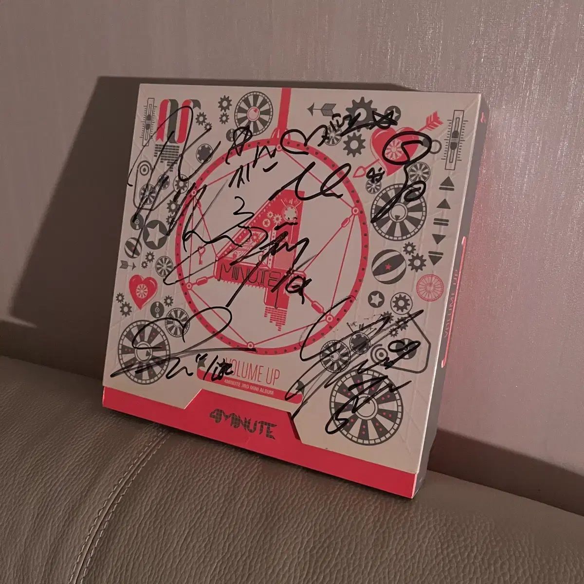 ポミナイト ミニ 3 家 VOLUME UP メンバー パワー サイン入り CD