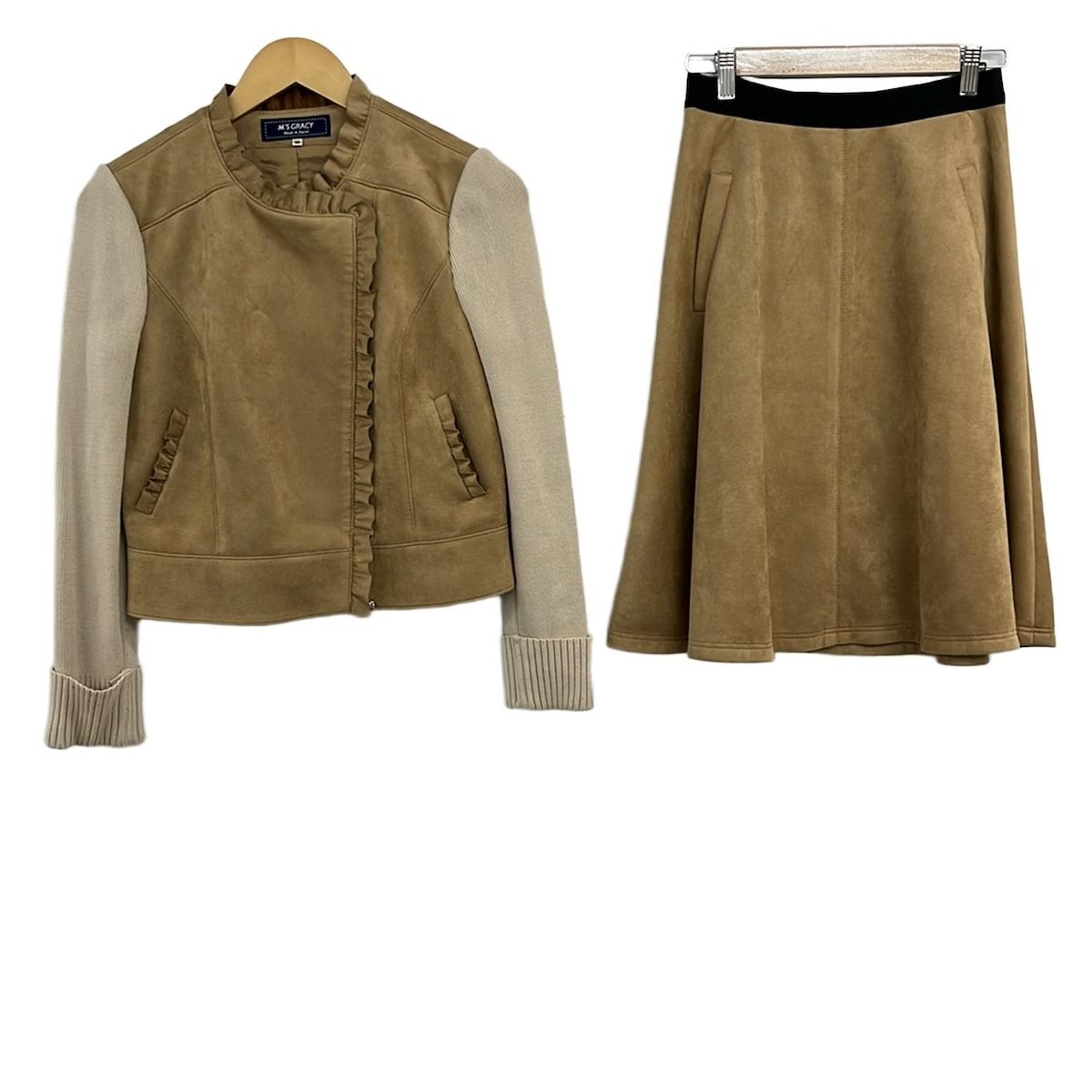 27エムズグレイシー セットアップ　40/42 スカート 未使用 M'S GRACY(エムズグレイシー) スカートセットアップ サイズ40 M