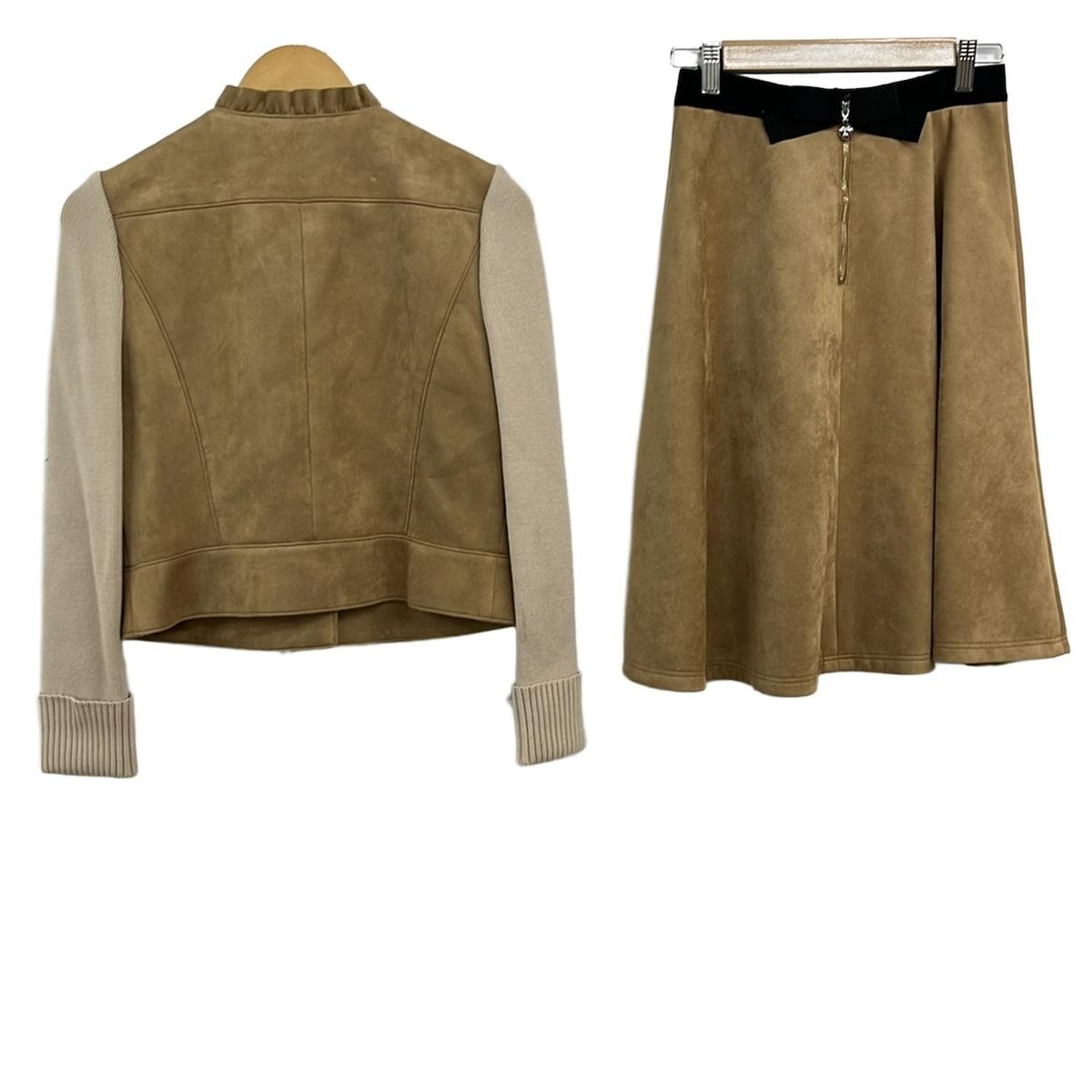 【新品】エムズグレイシー スカート サイズ40 スウェードタッチ M'S GRACY(エムズグレイシー) スカートセットアップ サイズ40 M