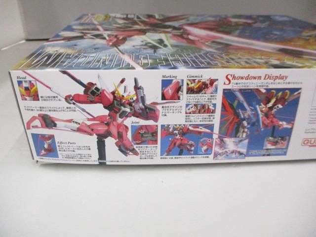 未組立 プラモデル MG 1 100 インフィニットジャスティスガンダム ザフト製新型モビルスーツ ZGMF-X 19 A