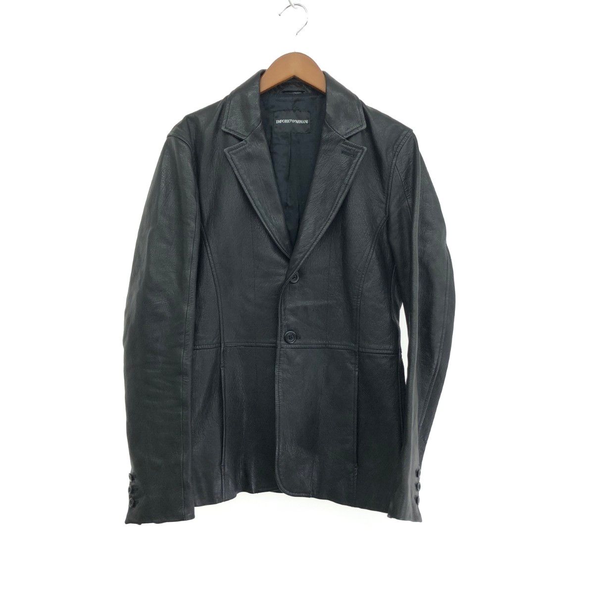 EMPORIO ARMANI エンポリオアルマーニ レザージャケット サイズ:44 