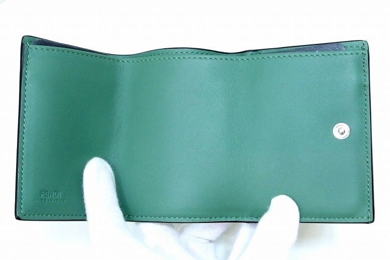 227553】FENDI フェンディ ピーカブー マイクロミニウォレット 三