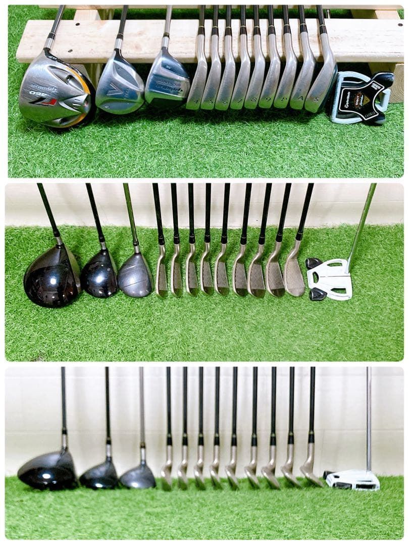 Hテーラーメイド 初心者オススメ ゴルフクラブ メンズセット 右利き 13