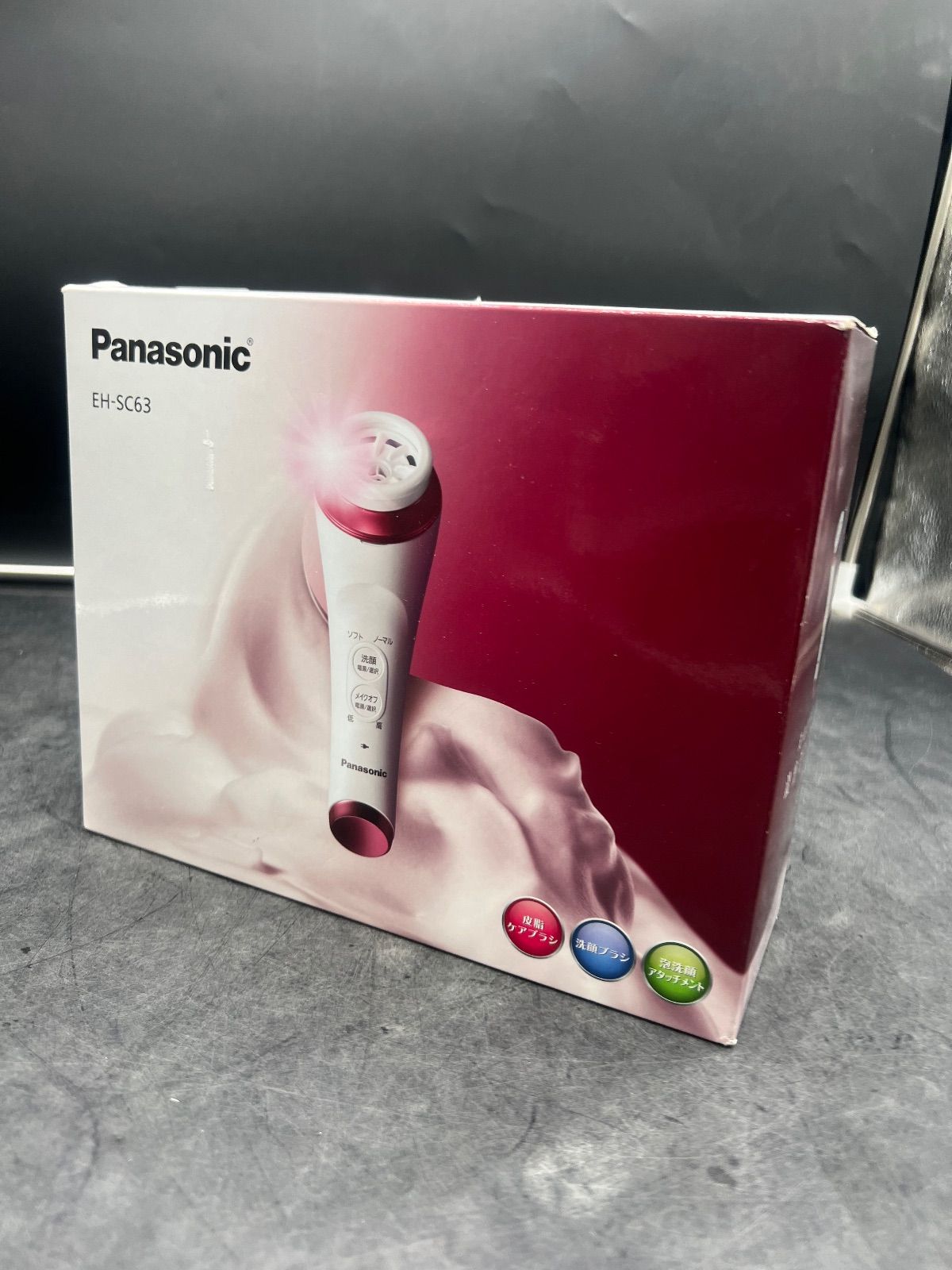 ℹ︎057 Panasonic 洗顔美容器 濃密泡エステ EH-SC63 - メルカリ