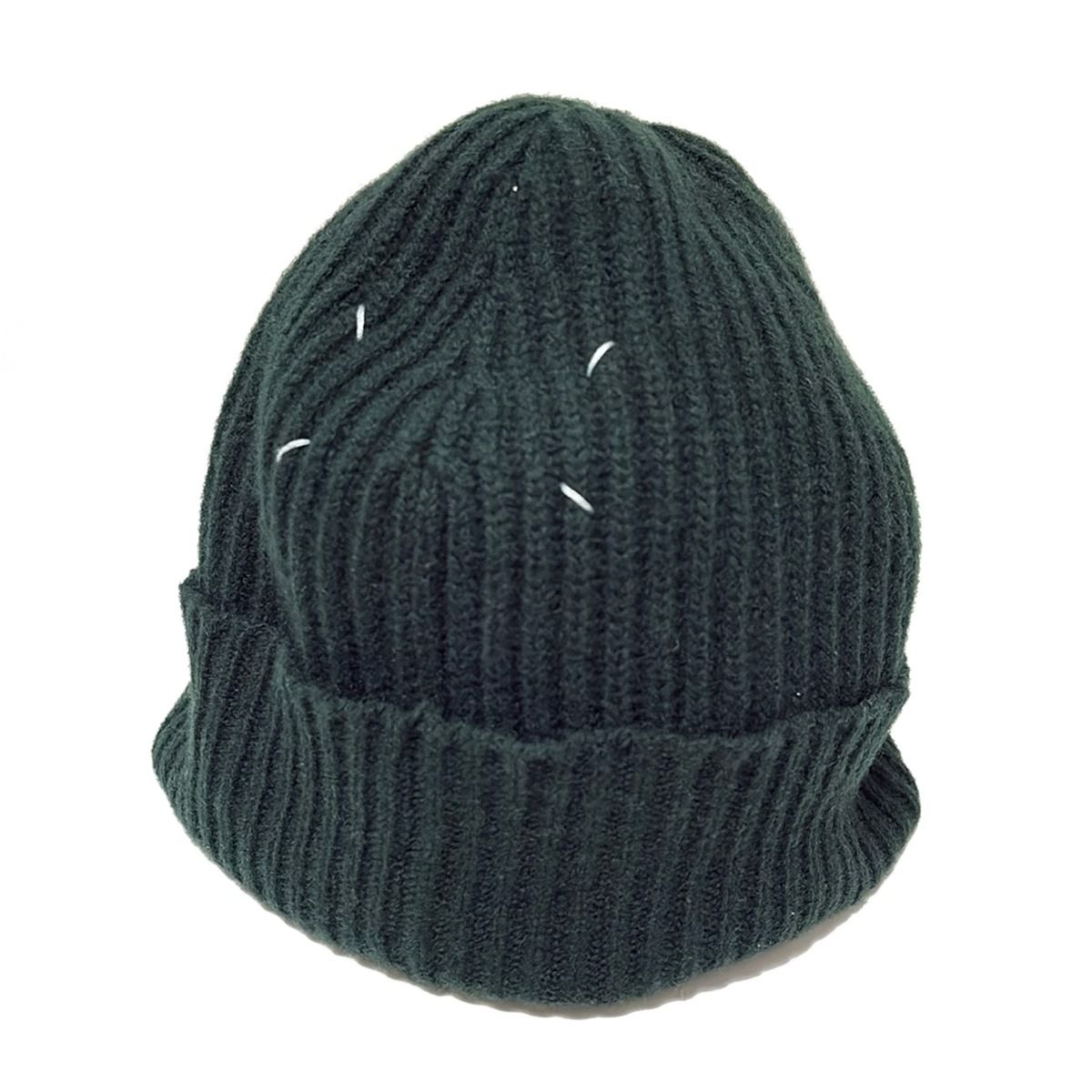 MARTIN MARGIELA マルタンマルジェラ ニット帽 ダークグリーン ウール