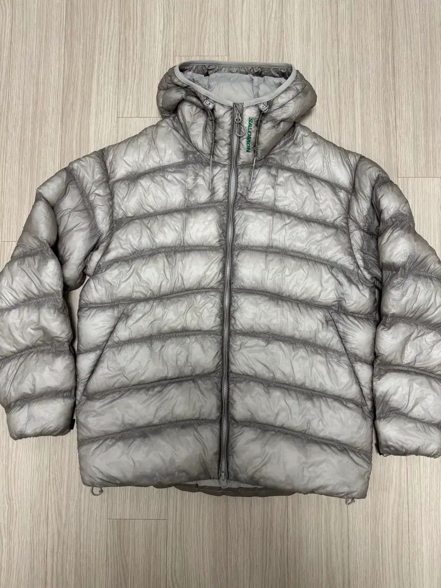 SALOMON インシュレーション ジャケット ライトグレー L