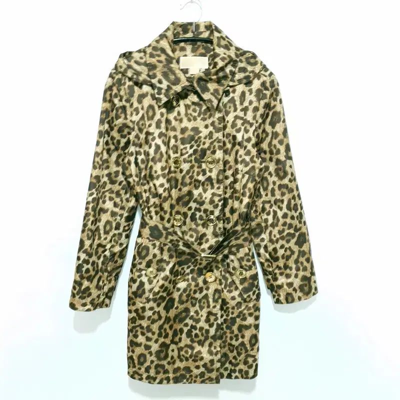 MICHAEL KORS マイケルコース ヒョウ柄 レオパード トレンチ コート