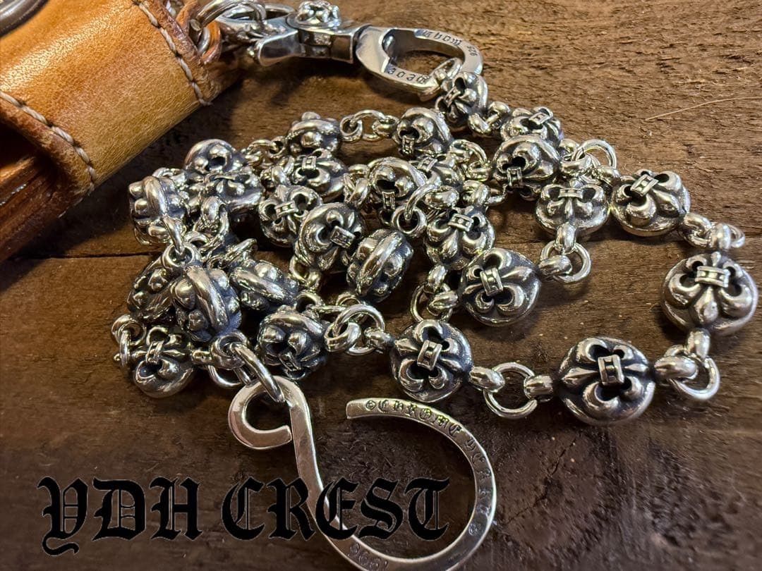 ☆XXXCHAN ウォレットチェーン バイカー必須ウォレットシルバチ 刻印有り