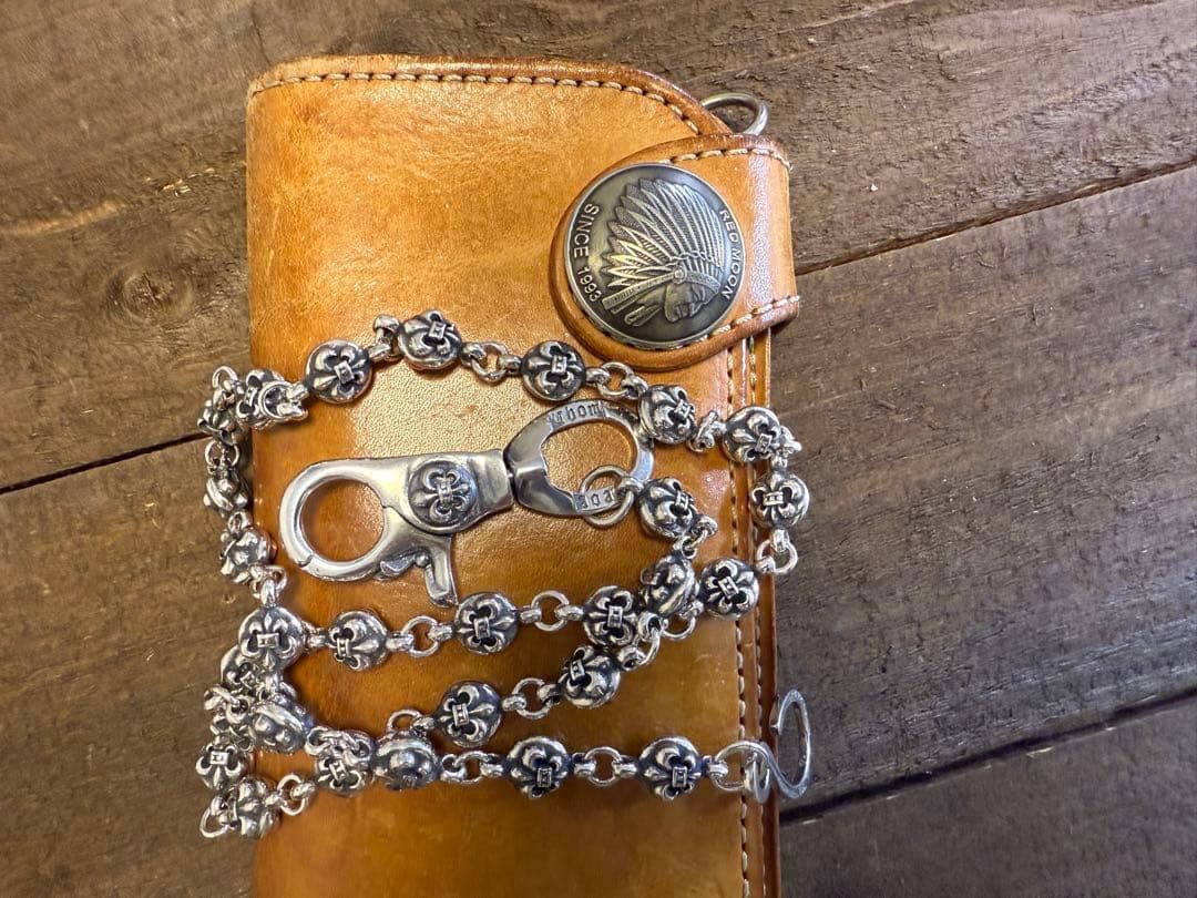 ★XXXCHAN　ウォレットチェーン　バイカー必須ウォレットシルバチ　刻印有り ☆XXXCHAN ウォレットチェーン バイカー必須ウォレットシルバチ 刻印