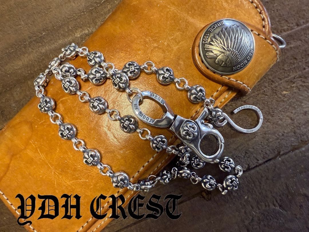 ☆XXXCHAN ウォレットチェーン バイカー必須ウォレットシルバチ 刻印有り