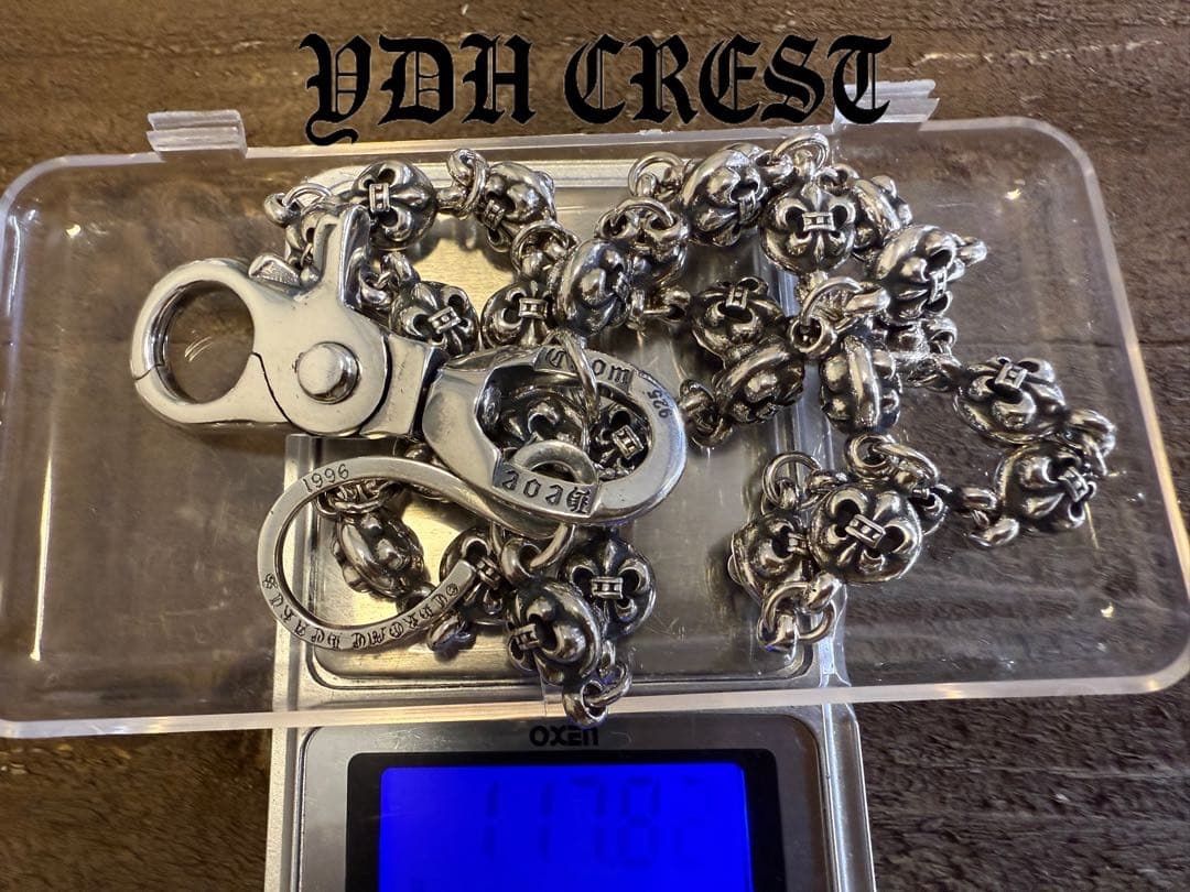 ☆XXXCHAN ウォレットチェーン バイカー必須ウォレットシルバチ 刻印