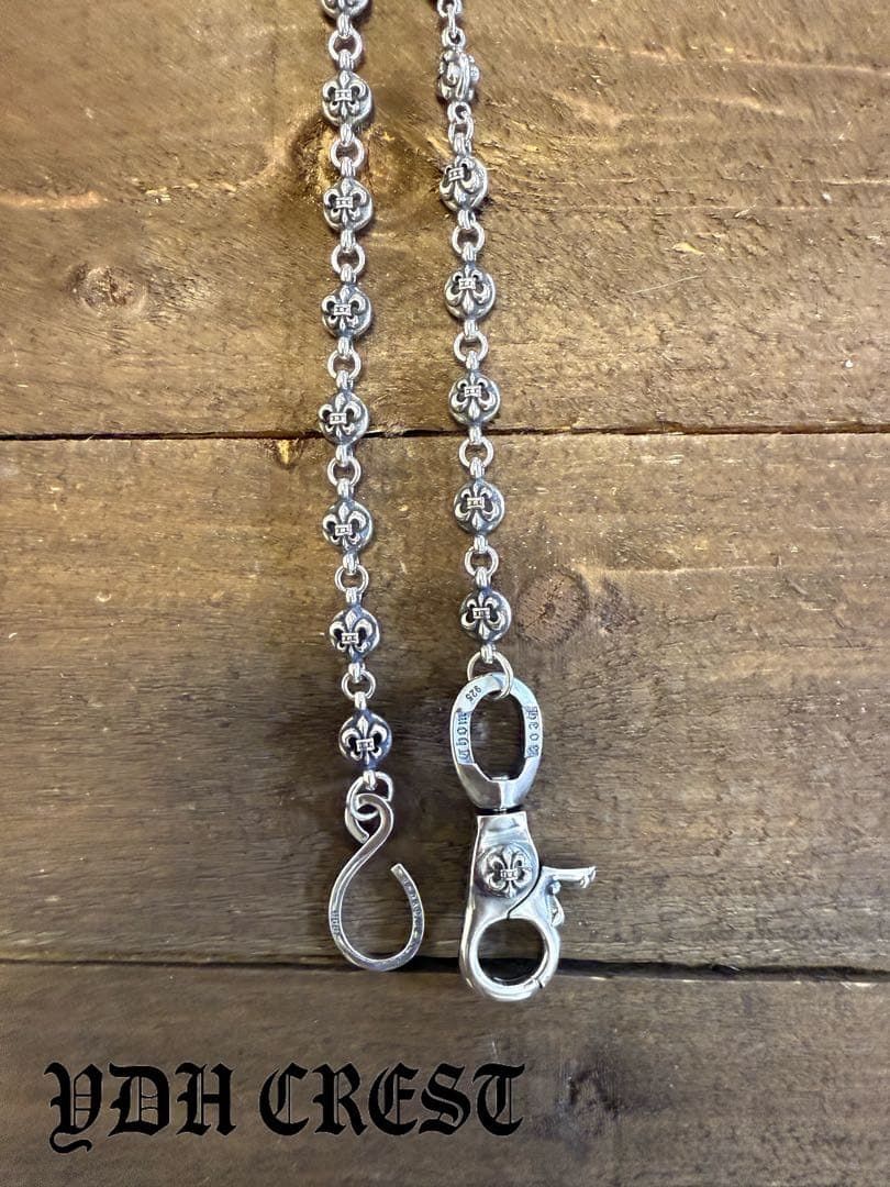 ☆XXXCHAN ウォレットチェーン バイカー必須ウォレットシルバチ 刻印