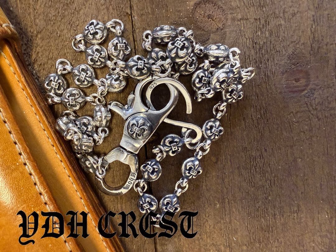 ☆XXXCHAN ウォレットチェーン バイカー必須ウォレットシルバチ 刻印