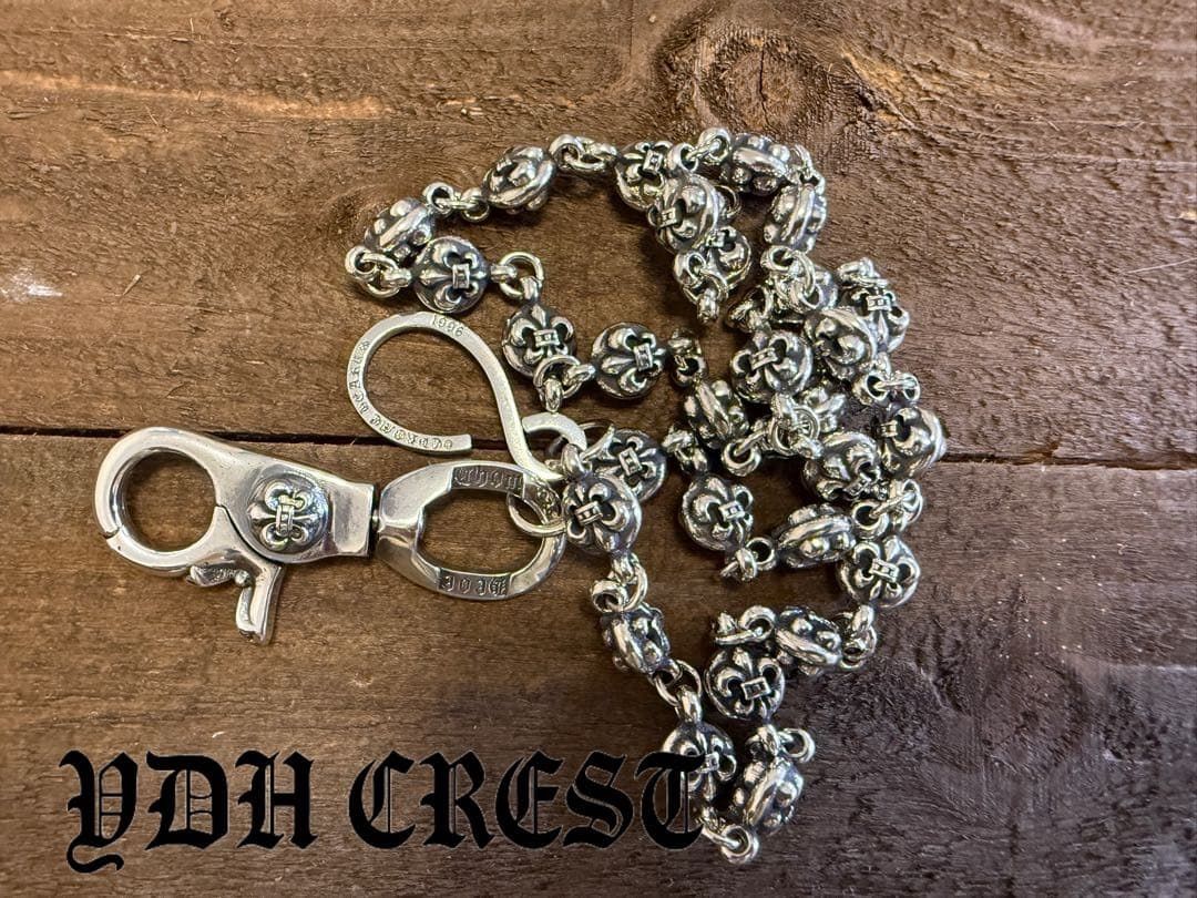 ☆XXXCHAN ウォレットチェーン バイカー必須ウォレットシルバチ 刻印