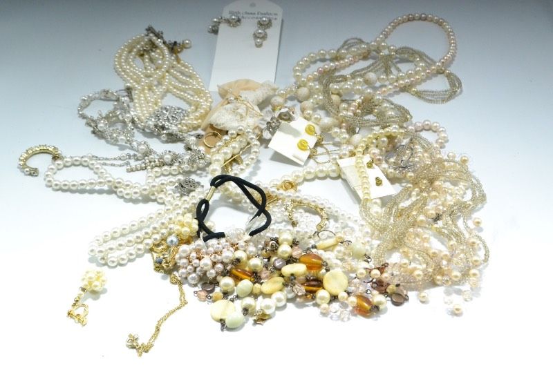 送料無料】 パール系アクセサリー まとめ売り ネックレス アクセサリー