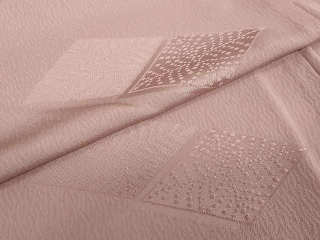 平和屋着物●上質な色無地　菱地紋　水柿色　正絹　逸品　DAAY5631ud 平和屋着物○上質な色無地 菱地紋 水柿色 正絹 逸品 DAAY5631ud - メルカリ