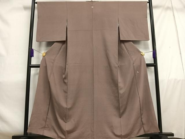 平和屋着物 銀座きしや 色無地 鴇浅葱色 正絹 oa