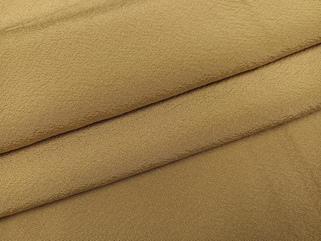 平和屋着物●上質な色無地 枯色 正絹 ♥ ph